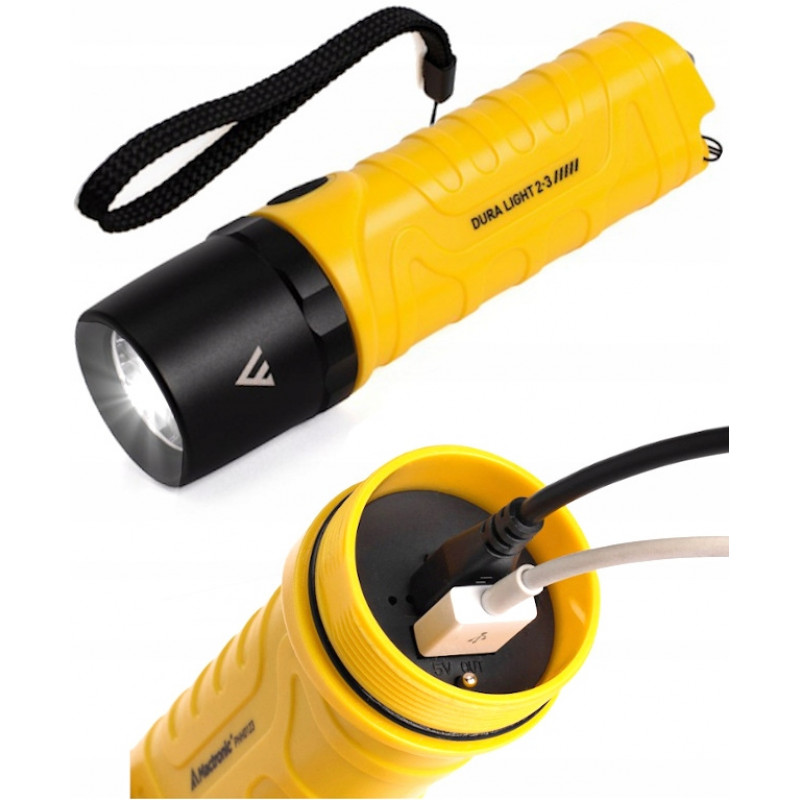 Ручной фонарь с повербанком Mactronic Dura Light 2.3 PHH0123 700Lm 4400mah с водонепроницаемым ударопрочным корпусом Ручной фонарь с повербанком Mactronic Dura Light 2.3 PHH0123 700Lm 4400mah с водонепроницаемым ударопрочным корпусом