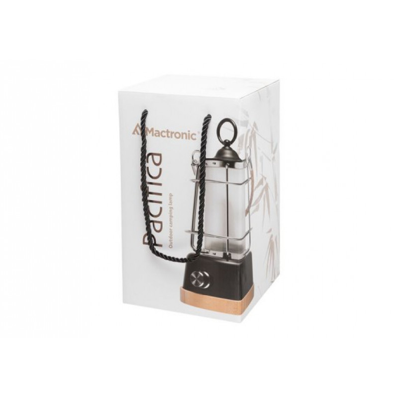 Кемпинговый фонарь Mactronic Pacifica ACL0111 Black с плавной регулировкой яркости 10-370Lm и функцией Повербанк + 2 аккумулятора 18650 2600mah Кемпинговый фонарь Mactronic Pacifica ACL0111 Black с плавной регулировкой яркости 10-370Lm и функцией Повербанк + 2 аккумулятора 18650 2600mah