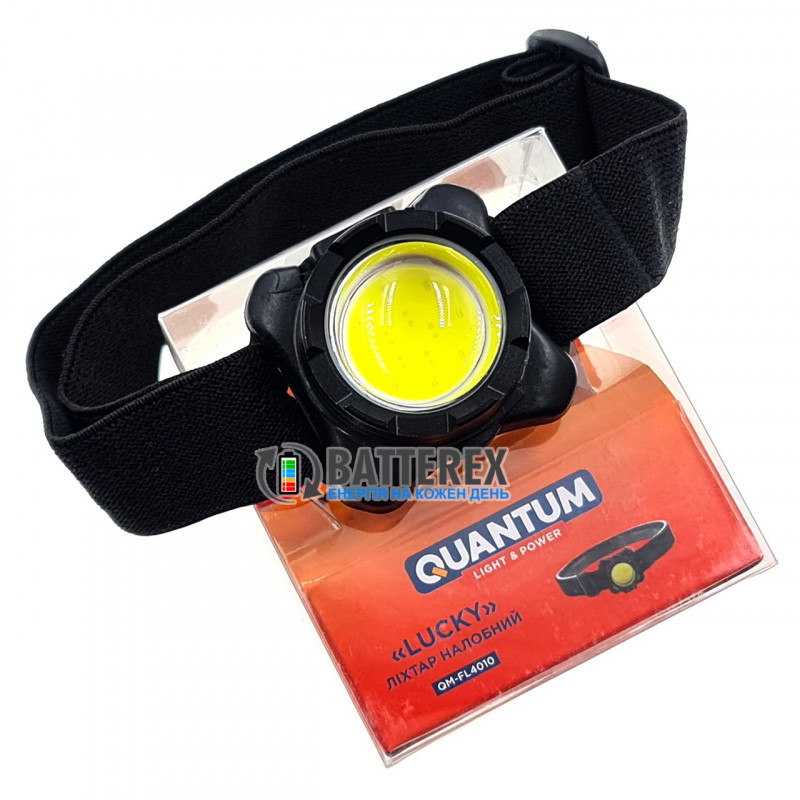 Налобный COB-фонарь Quantum Lucky QM-FL4010 120Lm Налобный COB-фонарь Quantum Lucky QM-FL4010 120Lm