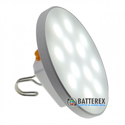 Quantum Mate QM-FL3012 - кемпинговый фонарь-светильник 130Lm со складным крючком, магнитным креплением и зарядкой от USB