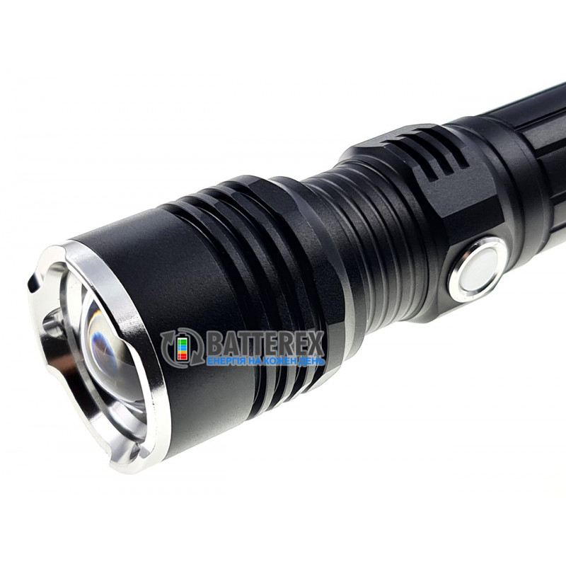 Фонарь ручной Quantum Solid-M QM-FL1020-CB 700lm с регулировкой фокуса и зарядкой от USB