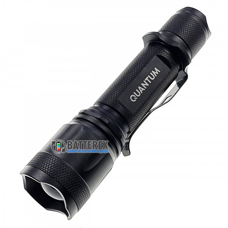 Фонарь ручной Quantum Techno QM-FL1010 700lm с регулировкой фокуса и зарядкой от USB