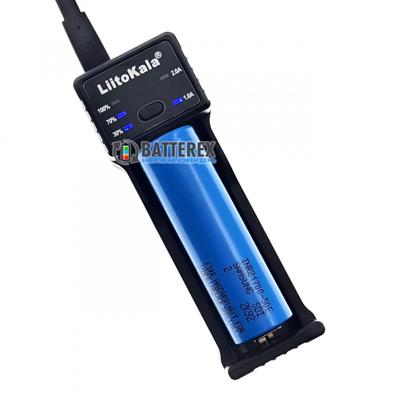 Зарядное устройство LiitoKala Lii-100C для аккумуляторов AA, AAA и Li-ion с функцией Повербанк и выбором тока заряда 1-2А Зарядное устройство LiitoKala Lii-100C для аккумуляторов AA, AAA и Li-ion с функцией Повербанк и выбором тока заряда 1-2А