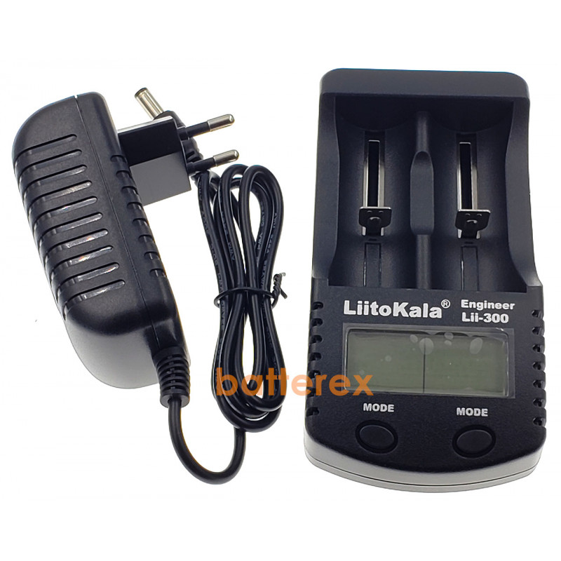 LiitoKala Lii-300 - интеллектуальное зарядное устройство на 2 аккумулятора AA, AAA и Li-ion с разрядом и функцией Повербанк LiitoKala Lii-300 - интеллектуальное зарядное устройство на 2 аккумулятора AA, AAA и Li-ion с разрядом и функцией Повербанк