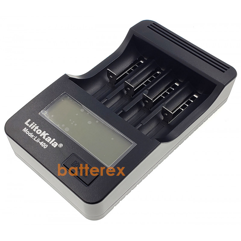 LiitoKala Lii-400 - зарядное устройство на 4 аккумулятора AA, AAA, Li-ion с функцией PowerBank и выбором тока заряда LiitoKala Lii-400 - зарядное устройство на 4 аккумулятора AA, AAA, Li-ion с функцией PowerBank и выбором тока заряда