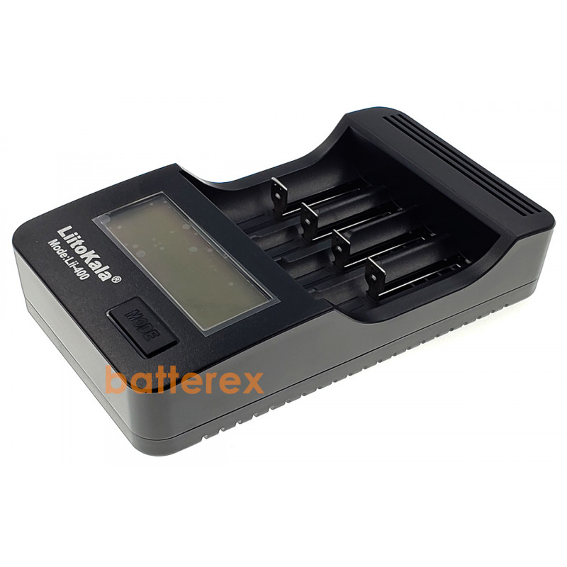 LiitoKala Lii-400 - зарядное устройство на 4 аккумулятора AA, AAA, Li-ion с функцией PowerBank и выбором тока заряда LiitoKala Lii-400 - зарядное устройство на 4 аккумулятора AA, AAA, Li-ion с функцией PowerBank и выбором тока заряда