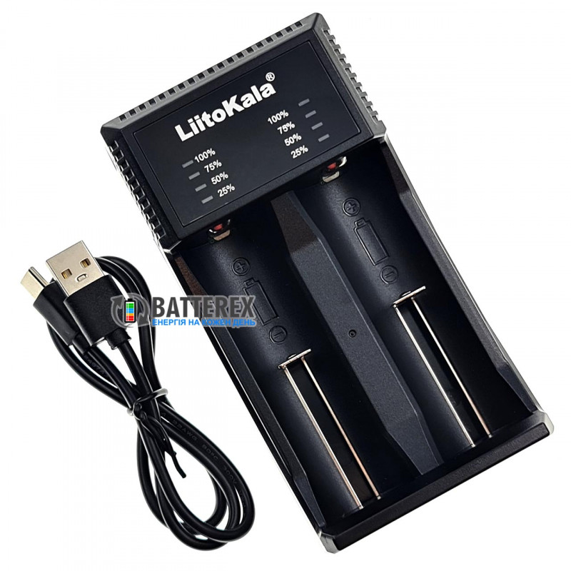 Зарядное устройство LiitoKala Lii-C2 для аккумуляторов AA, AAA и Li-ion с поддержкой длинных аккумуляторов до 80мм Зарядное устройство LiitoKala Lii-C2 для аккумуляторов AA, AAA и Li-ion с поддержкой длинных аккумуляторов до 80мм