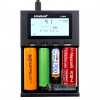 LiitoKala Lii-M4 - зарядное устройство на 4 аккумулятора Ni-MH/Li-ion (USB Type-C, тест с разрядом, выбор тока, функция повербанк)