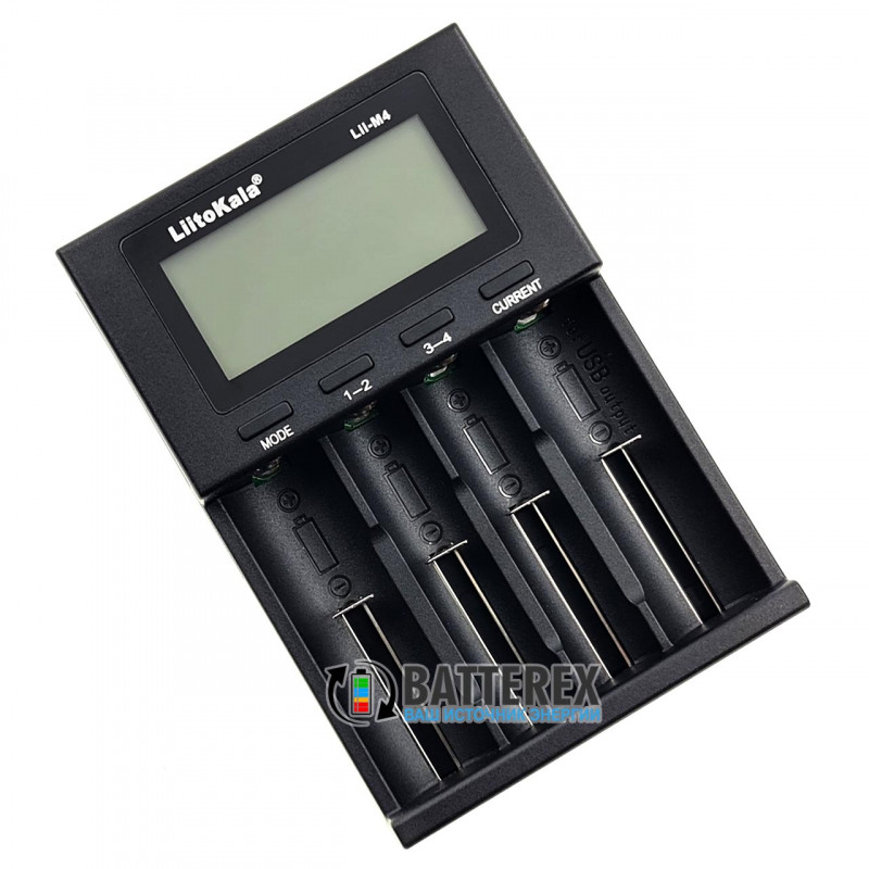 LiitoKala Lii-M4 - зарядное устройство на 4 аккумулятора Ni-MH/Li-ion (USB Type-C, тест с разрядом, выбор тока, функция повербанк) LiitoKala Lii-M4 - зарядное устройство на 4 аккумулятора Ni-MH/Li-ion (USB Type-C, тест с разрядом, выбор тока, функция повербанк)
