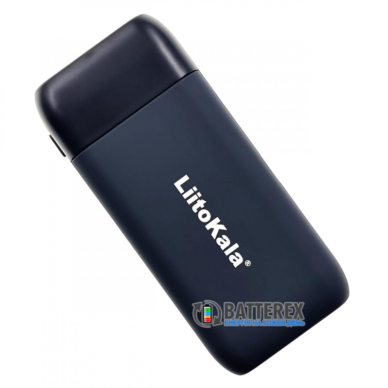 Liitokala Lii-MP2 - зарядка-повербанк на 2 аккумулятора 18650/21700 с функциями быстрого заряда - серый/чёрный Liitokala Lii-MP2 - зарядка-повербанк на 2 аккумулятора 18650/21700 с функциями быстрого заряда - серый/чёрный
