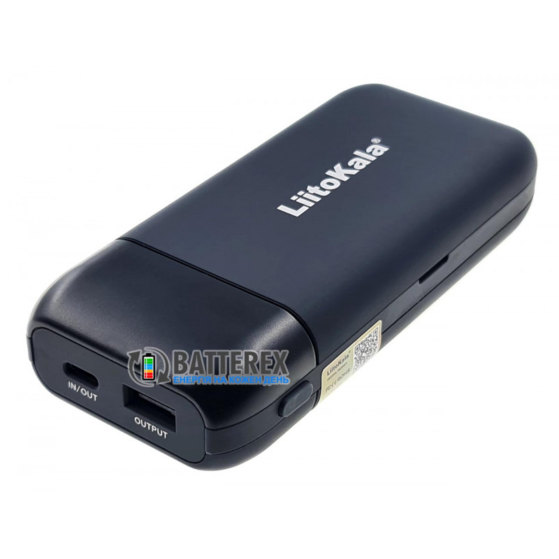 Liitokala Lii-MP2 - зарядка-повербанк на 2 аккумулятора 18650/21700 с функциями быстрого заряда - серый/чёрный Liitokala Lii-MP2 - зарядка-повербанк на 2 аккумулятора 18650/21700 с функциями быстрого заряда - серый/чёрный