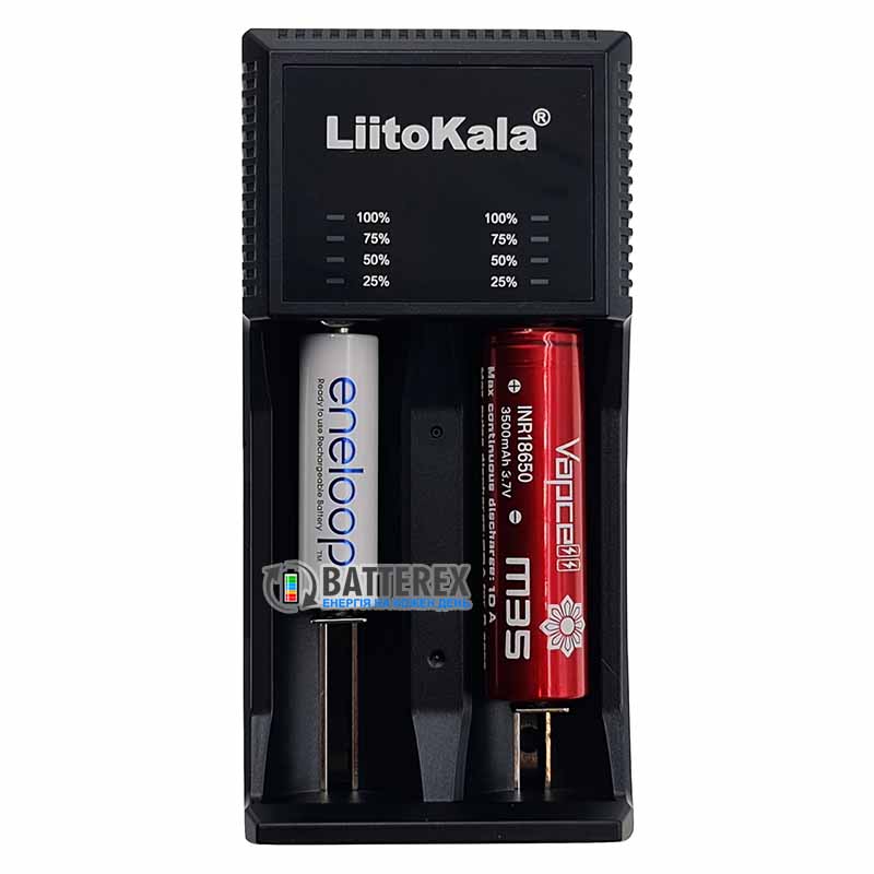 Сетевое зарядное устройство LiitoKala Lii-PL2 на 2 канала для аккумуляторов AA, AAA и Li-ion с поддержкой длинных аккумуляторов до 79мм Сетевое зарядное устройство LiitoKala Lii-PL2 на 2 канала для аккумуляторов AA, AAA и Li-ion с поддержкой длинных аккумуляторов до 79мм