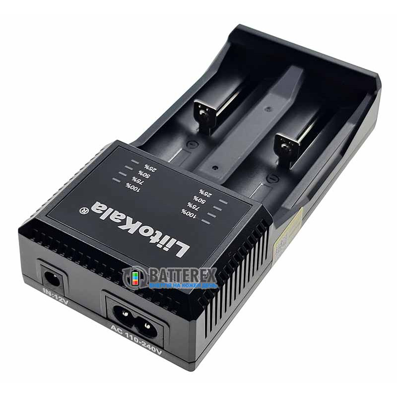 Сетевое зарядное устройство LiitoKala Lii-PL2 на 2 канала для аккумуляторов AA, AAA и Li-ion с поддержкой длинных аккумуляторов до 79мм Сетевое зарядное устройство LiitoKala Lii-PL2 на 2 канала для аккумуляторов AA, AAA и Li-ion с поддержкой длинных аккумуляторов до 79мм