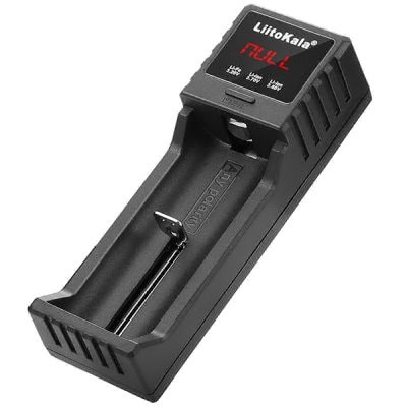 LiitoKala Lii-S1 - универсальное зарядное устройство на один аккумулятор Ni-MH/Li-ion/LiFePO4 с дисплеем и выбором тока заряда
