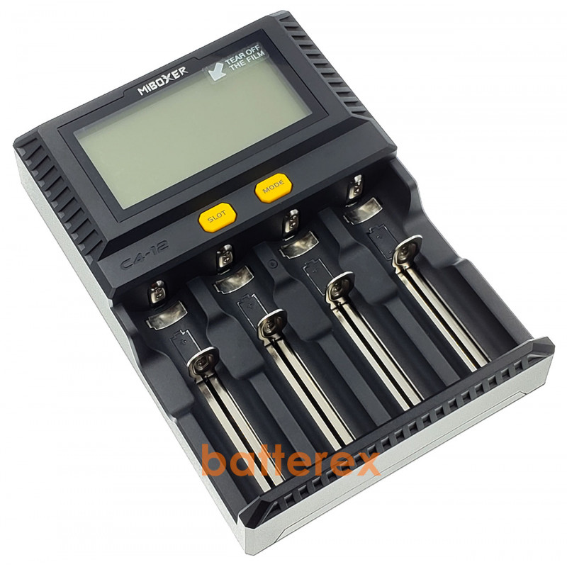MIBOXER C4-12 V2 Upgrade - новая версия 4-канальной зарядка для Li-ion, LiFePO4, Ni-MH аккумуляторов с током заряда до 3А на канал, купить MIBOXER C4-12 Новая версия MIBOXER C4-12 V2 Upgrade - новая версия 4-канальной зарядка для Li-ion, LiFePO4, Ni-MH аккумуляторов с током заряда до 3А на канал, купить MIBOXER C4-12 Новая версия