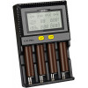 MIBOXER C4 Plus - быстрая 4-канальная зарядка для Li-ion/LiFePO4/NiMH/Ni-Cd аккумуляторов (ток заряда до 2,5А), купить MIBOXER C4 Plus с гарантией 12 месяцев