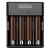 MIBOXER C4S - зарядка на 4 аккумулятора Li-ion/NiMH с током заряда до 1,5А с гарантией 12 месяцев