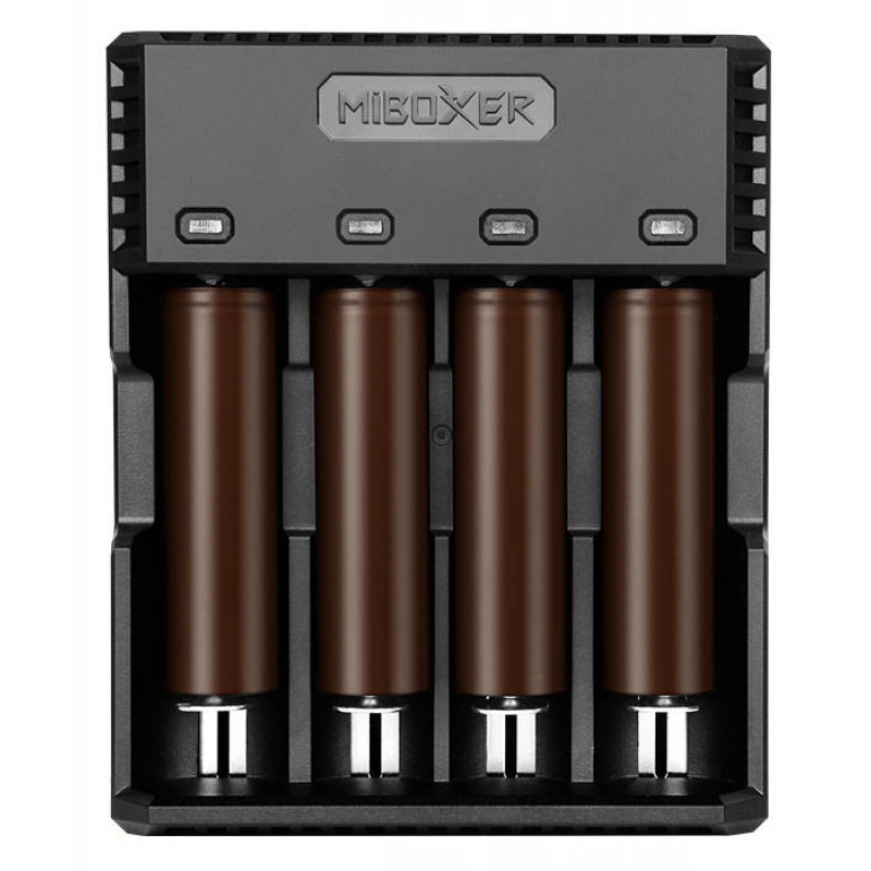 MIBOXER C4S - зарядка на 4 аккумулятора Li-ion/NiMH с током заряда до 1,5А с гарантией 12 месяцев