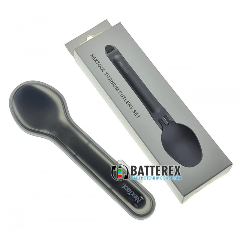 NexTool Titanium Cutlery Set - набор титановые ложка и вилка NexTool Titanium Cutlery Set - набор титановые ложка и вилка