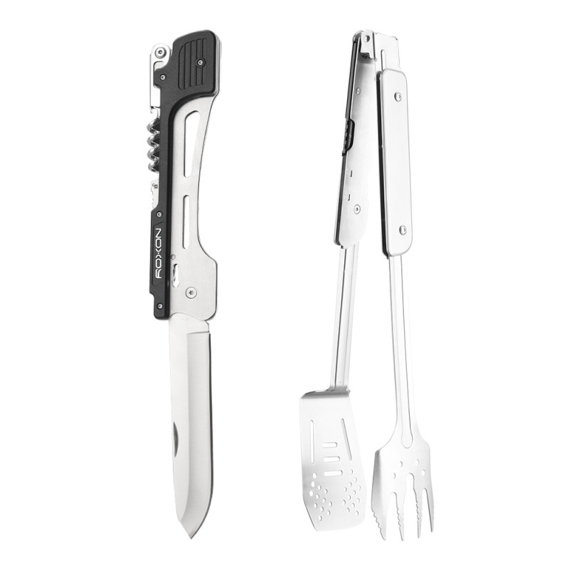 Раскладной набор для барбекю Roxon Multi BBQ Tool MBT3 S601 Раскладной набор для барбекю Roxon Multi BBQ Tool MBT3 S601