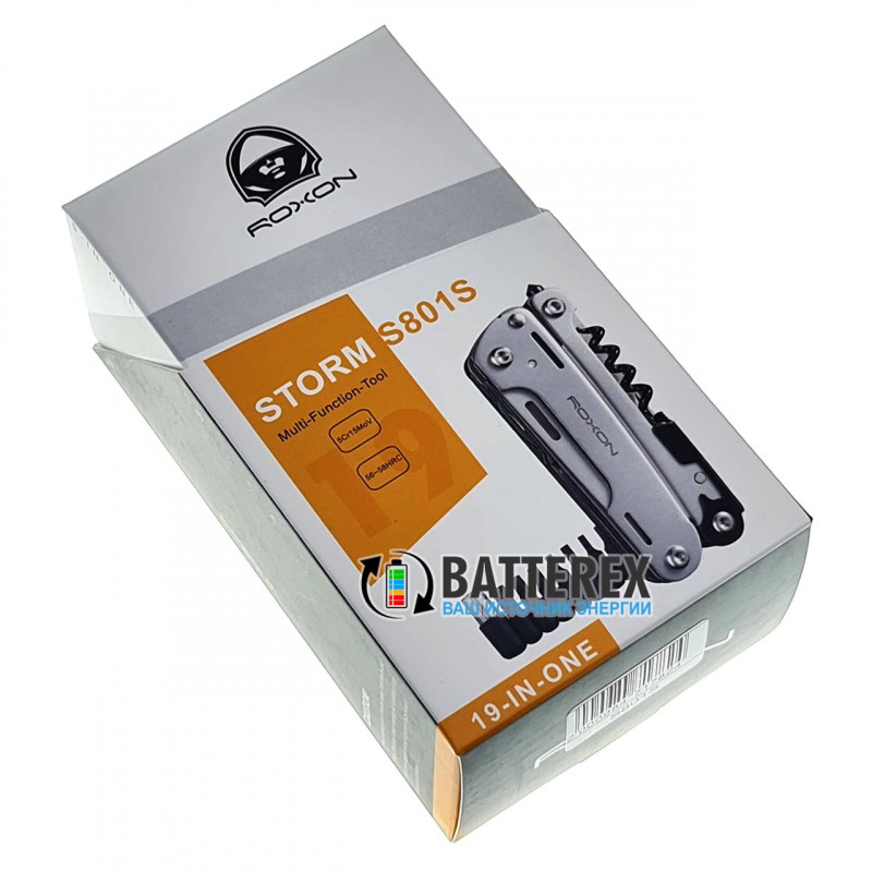 Мультитул Roxon Storm S801S - раскладной набор из 16 инструментов Мультитул Roxon Storm S801S - раскладной набор из 16 инструментов