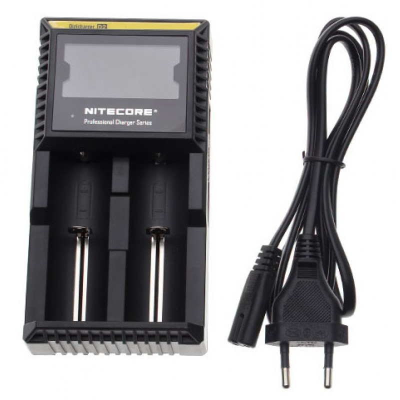 Nitecore Digicharger D2 - универсальное зарядное устройство + автоадаптер