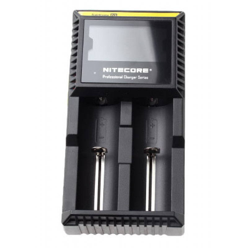 Универсальное зарядное устройство Nitecore Digicharger D2 для Li-ion и NiMH аккумуляторов (2 канала, дисплей)