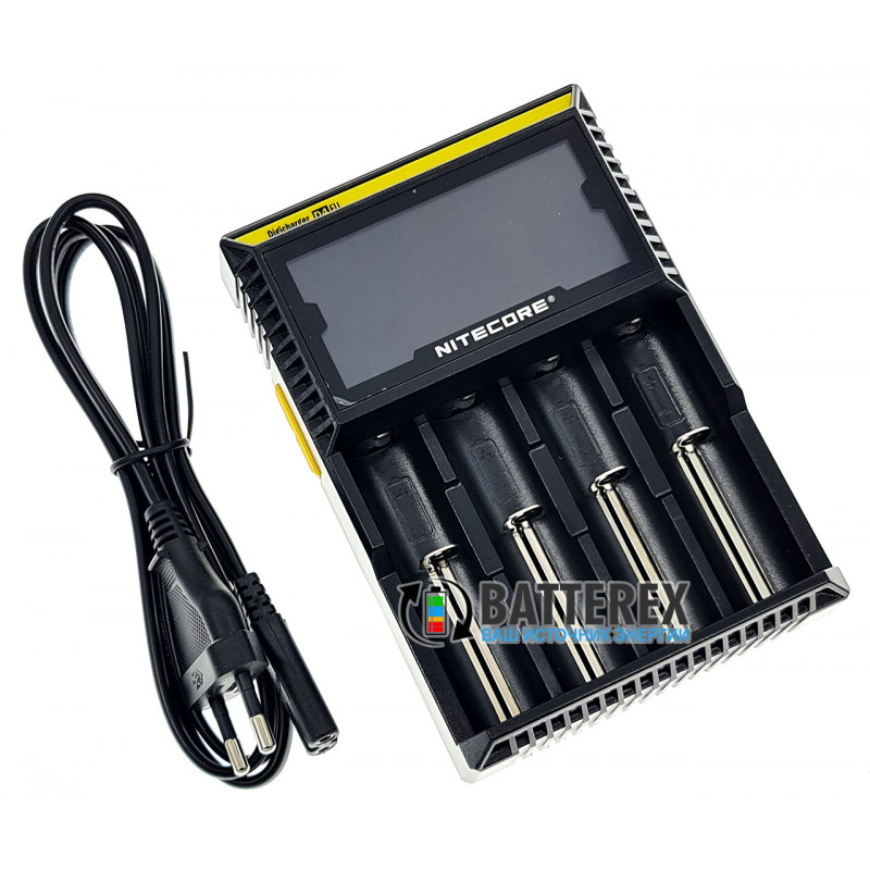 Nitecore Digicharger D4 - универсальное зарядное устройство + автоадаптер Nitecore Digicharger D4 - универсальное зарядное устройство + автоадаптер