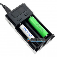 Nitecore NEW i2 - универсальная зарядка на 2 аккумулятора Li-ion/LiFePO4/Ni-MH (ток заряда до 1А) - оригинал, гарантия 12 месяцев