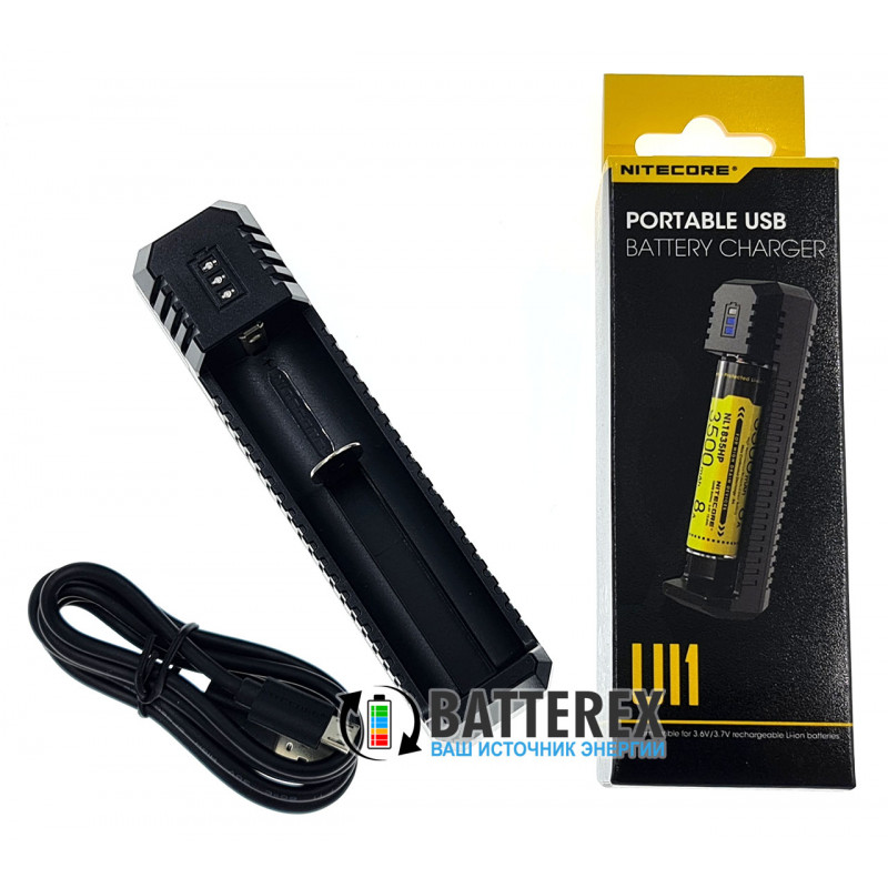 Зарядное устройство Nitecore UI1 для аккумуляторов 18650, 14500, 26650, 16340 с функцией активации