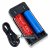 Зарядное устройство Nitecore UI2 на 2 Li-ion аккумулятора 18650, 21700, 18500, 14500, 26650