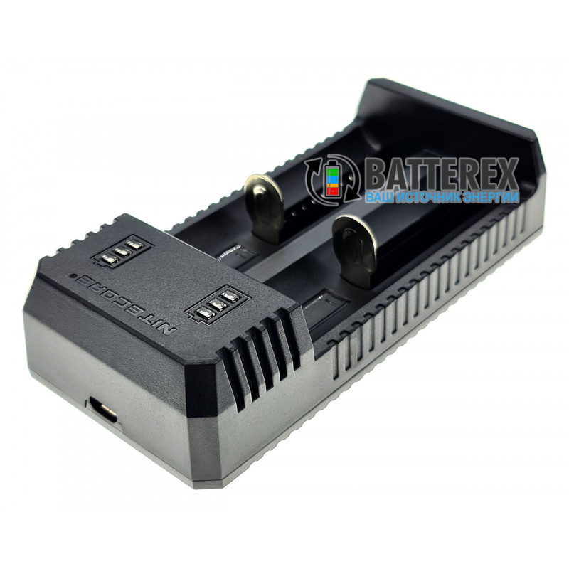 Зарядное устройство Nitecore UI2 на 2 Li-ion аккумулятора 18650, 21700, 18500, 14500, 26650 Зарядное устройство Nitecore UI2 на 2 Li-ion аккумулятора 18650, 21700, 18500, 14500, 26650