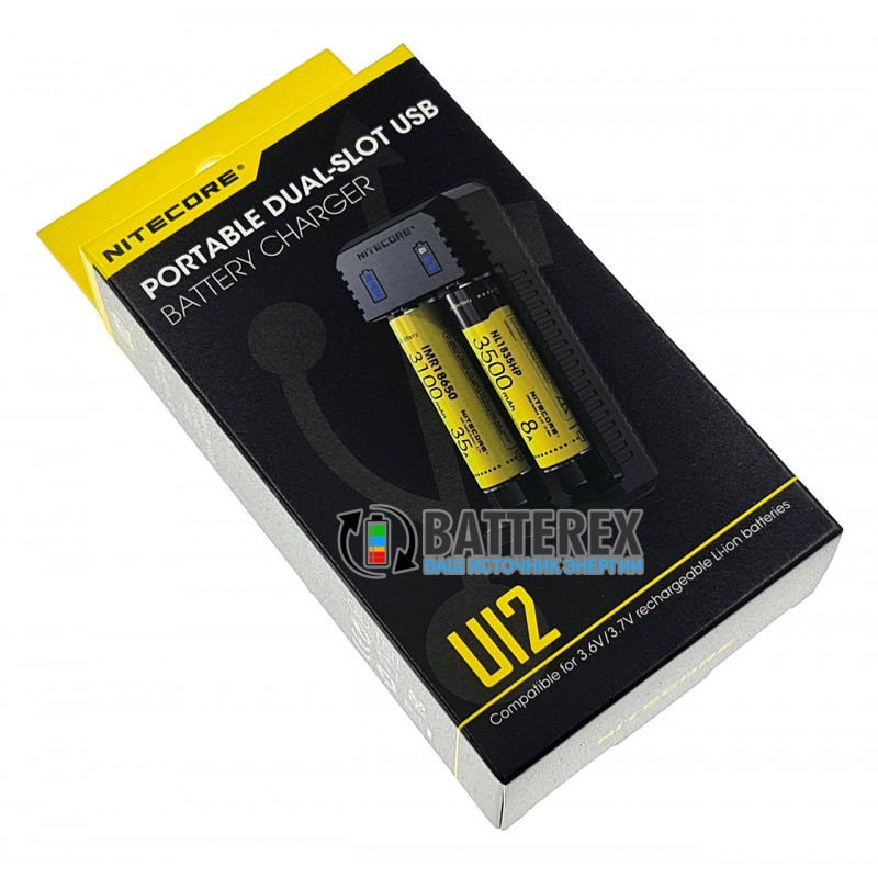 Зарядное устройство Nitecore UI2 на 2 Li-ion аккумулятора 18650, 21700, 18500, 14500, 26650 Зарядное устройство Nitecore UI2 на 2 Li-ion аккумулятора 18650, 21700, 18500, 14500, 26650