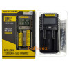 Универсальное зарядное устройство Nitecore UM2 на 2 канала с подключением через USB