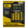 Универсальная зарядка Nitecore UM4 на 4 канала с подключением через USB Универсальная зарядка Nitecore UM4 на 4 канала с подключением через USB