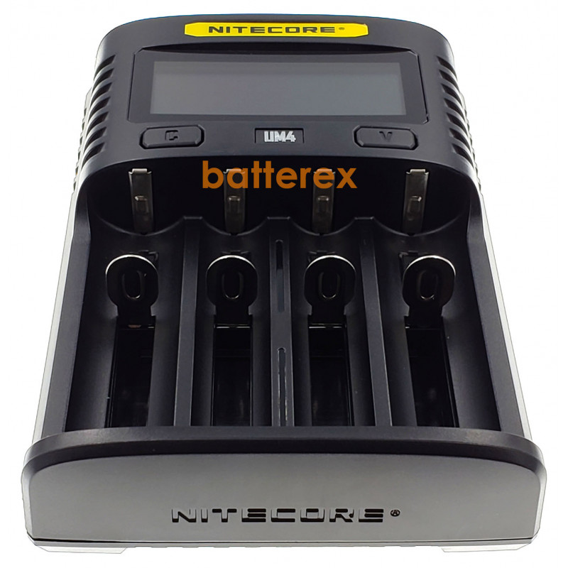 Универсальная зарядка Nitecore UM4 на 4 канала с подключением через USB Универсальная зарядка Nitecore UM4 на 4 канала с подключением через USB