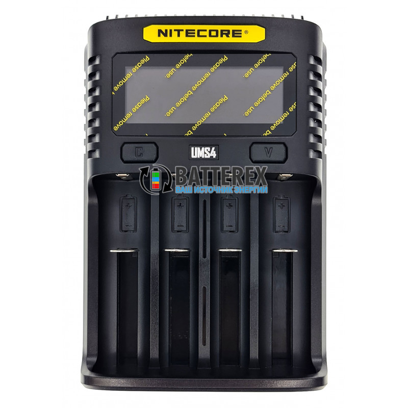 Быстрая универсальная зарядка Nitecore UMS4 на 4 канала с током заряда до 3А и подключением через USB Быстрая универсальная зарядка Nitecore UMS4 на 4 канала с током заряда до 3А и подключением через USB