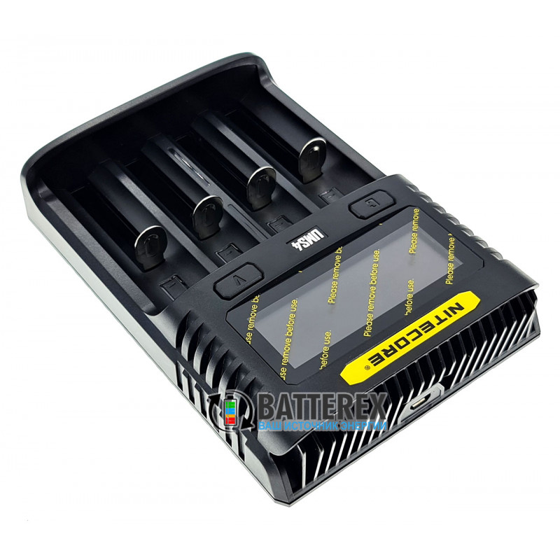 Быстрая универсальная зарядка Nitecore UMS4 на 4 канала с током заряда до 3А и подключением через USB Быстрая универсальная зарядка Nitecore UMS4 на 4 канала с током заряда до 3А и подключением через USB