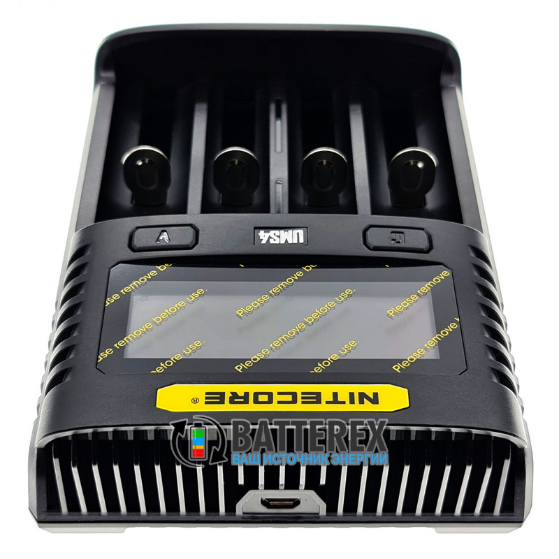 Быстрая универсальная зарядка Nitecore UMS4 на 4 канала с током заряда до 3А и подключением через USB Быстрая универсальная зарядка Nitecore UMS4 на 4 канала с током заряда до 3А и подключением через USB