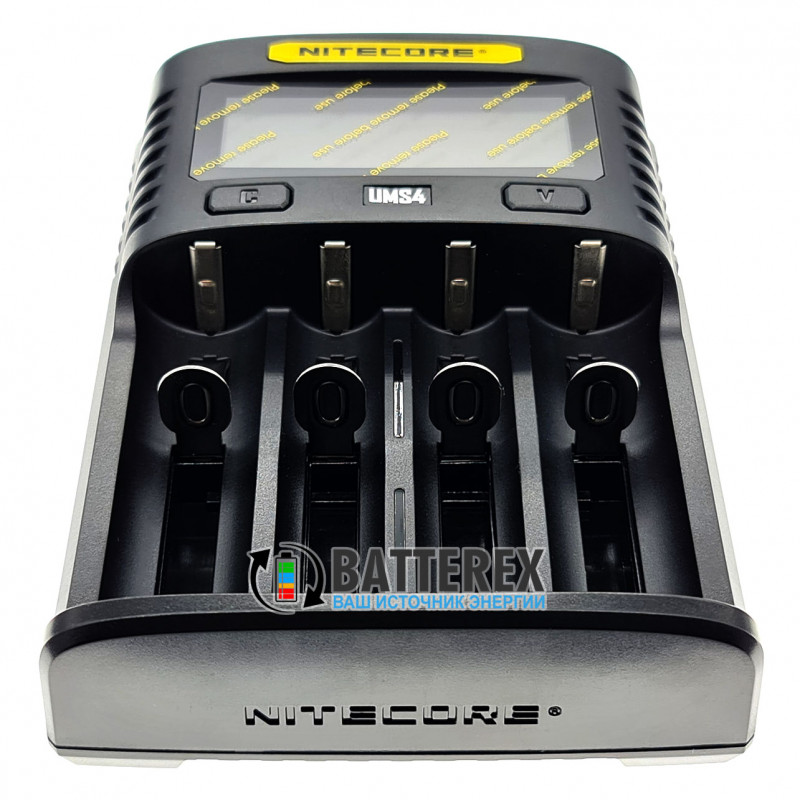 Быстрая универсальная зарядка Nitecore UMS4 на 4 канала с током заряда до 3А и подключением через USB Быстрая универсальная зарядка Nitecore UMS4 на 4 канала с током заряда до 3А и подключением через USB
