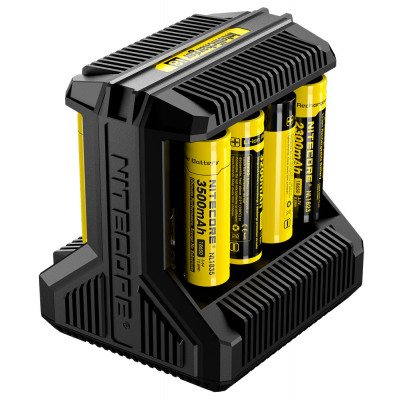 Nitecore Intellicharger i8 - 8-канальная универсальная зарядка для аккумуляторов AA/AAA/C/D/18650 и др. (Li-ion и Ni-MH)