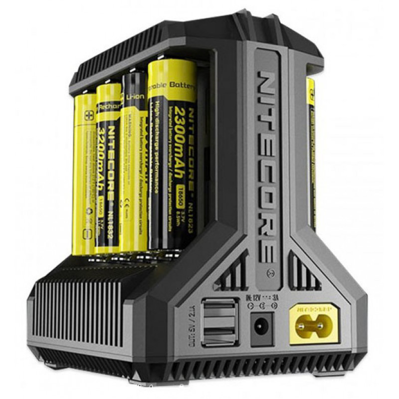Универсальная зарядка Nitecore Intellicharger i8 на 8 каналов для аккумуляторов AA/AAA/C/D/1865026650/20700 и др. (Li-ion и Ni-MH) Универсальная зарядка Nitecore Intellicharger i8 на 8 каналов для аккумуляторов AA/AAA/C/D/1865026650/20700 и др. (Li-ion и Ni-MH)