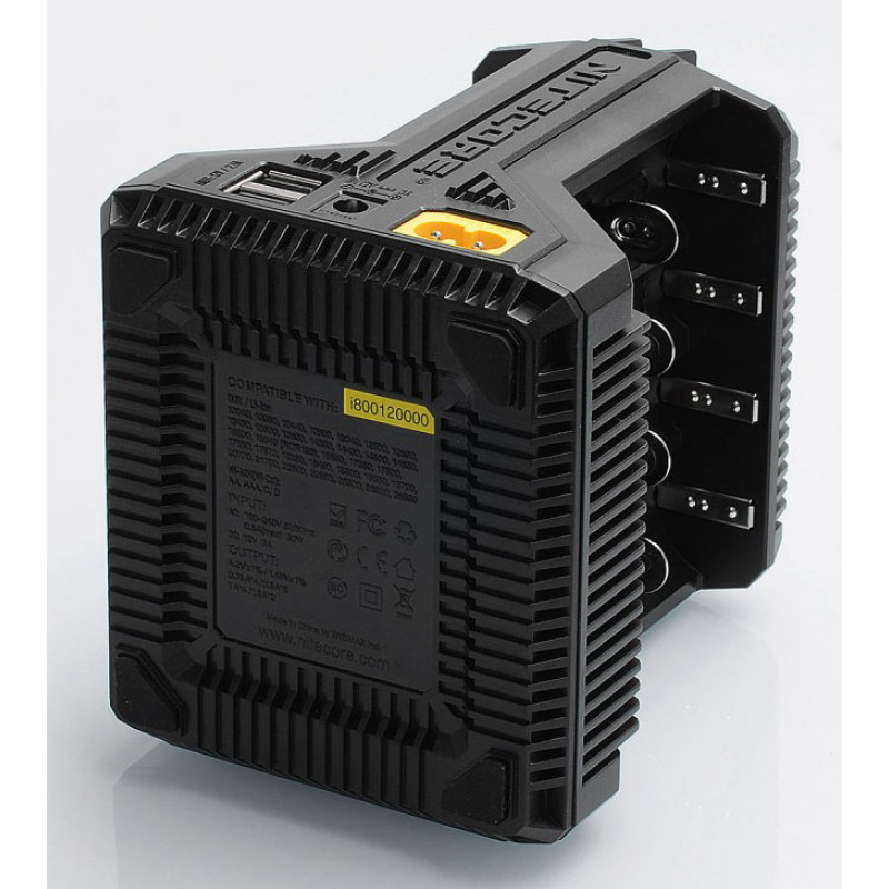 Универсальная зарядка Nitecore Intellicharger i8 на 8 каналов для аккумуляторов AA/AAA/C/D/1865026650/20700 и др. (Li-ion и Ni-MH) Универсальная зарядка Nitecore Intellicharger i8 на 8 каналов для аккумуляторов AA/AAA/C/D/1865026650/20700 и др. (Li-ion и Ni-MH)