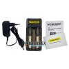 Зарядное устройство Nitecore Q2 Blackberry чёрного цвета на 2 канала для Li-ion/IMR аккумуляторов (ток заряда 1А/2А) Зарядное устройство Nitecore Q2 Blackberry чёрного цвета на 2 канала для Li-ion/IMR аккумуляторов (ток заряда 1А/2А)