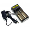 Зарядное устройство Nitecore Q2 Blackberry чёрного цвета на 2 канала для Li-ion/IMR аккумуляторов (ток заряда 1А/2А) Зарядное устройство Nitecore Q2 Blackberry чёрного цвета на 2 канала для Li-ion/IMR аккумуляторов (ток заряда 1А/2А)