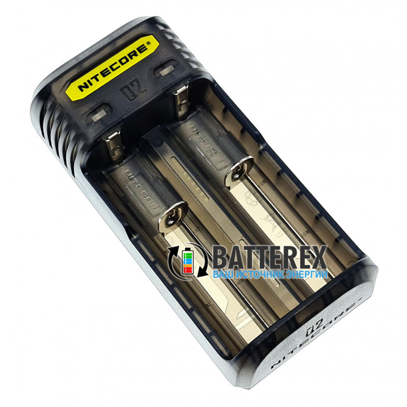 Зарядное устройство Nitecore Q2 Blackberry чёрного цвета на 2 канала для Li-ion/IMR аккумуляторов (ток заряда 1А/2А) Зарядное устройство Nitecore Q2 Blackberry чёрного цвета на 2 канала для Li-ion/IMR аккумуляторов (ток заряда 1А/2А)