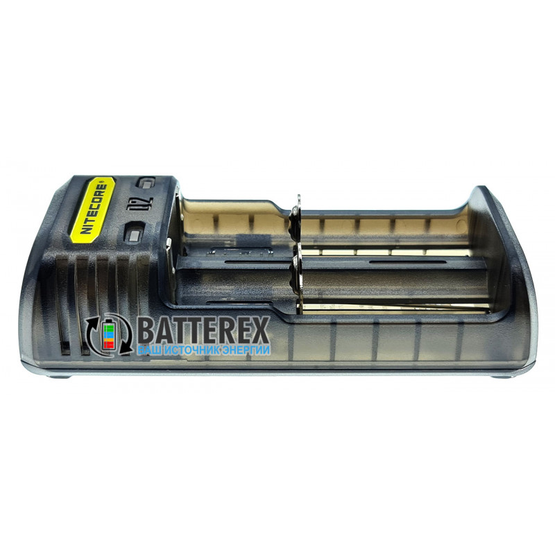 Зарядное устройство Nitecore Q2 Blackberry чёрного цвета на 2 канала для Li-ion/IMR аккумуляторов (ток заряда 1А/2А) Зарядное устройство Nitecore Q2 Blackberry чёрного цвета на 2 канала для Li-ion/IMR аккумуляторов (ток заряда 1А/2А)