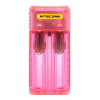 Зарядное устройство Nitecore Q2 Pinky Peach розового цвета на 2 канала для Li-ion/IMR аккумуляторов (ток заряда 1А/2А) Зарядное устройство Nitecore Q2 Pinky Peach розового цвета на 2 канала для Li-ion/IMR аккумуляторов (ток заряда 1А/2А)