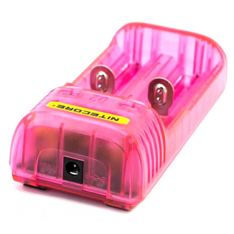 Зарядное устройство Nitecore Q2 Pinky Peach розового цвета на 2 канала для Li-ion/IMR аккумуляторов (ток заряда 1А/2А) Зарядное устройство Nitecore Q2 Pinky Peach розового цвета на 2 канала для Li-ion/IMR аккумуляторов (ток заряда 1А/2А)