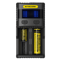 Nitecore SC2 - быстрая универсальная 2х-канальная зарядка для Li-ion/LiFePO4/Ni-MH с током заряда до 3А